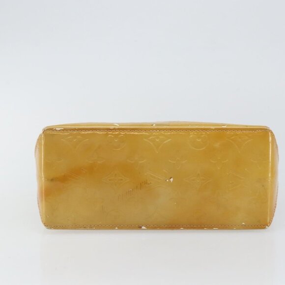 LOUIS VUITTON Monogram Vernis Reade PM Hand Bag Beige - Picture 12 of 16